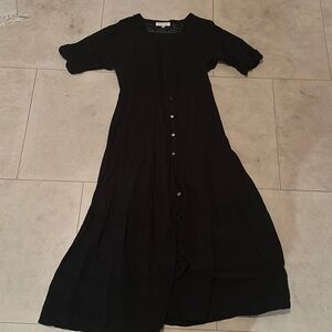 Loveshackfancy blank lace button down dress